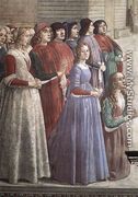 Resurrection of the Boy (detail 3) 1482-85 - Domenico Ghirlandaio