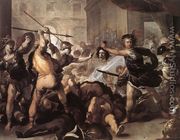 Perseus Fighting Phineus and his Companions c. 1670 - Luca Giordano