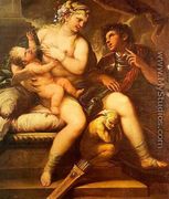 Venus, Cupid and Mars - Luca Giordano