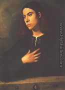 Portrait of a Youth (Antonio Broccardo) 1508-10 - Giorgio da Castelfranco Veneto (See: Giorgione)