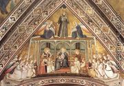 Franciscan Allegories- Allegory of Obedience c. 1330 - Giotto Di Bondone