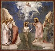 No. 23 Scenes from the Life of Christ- 7. Baptism of Christ 1304-06 - Giotto Di Bondone