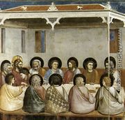 No. 29 Scenes from the Life of Christ- 13. Last Supper 1304-06 - Giotto Di Bondone