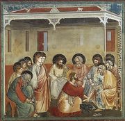 No. 30 Scenes from the Life of Christ- 14. Washing of Feet 1304-06 - Giotto Di Bondone