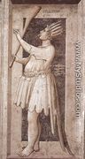 No. 53 The Seven Vices- Foolishness 1306 - Giotto Di Bondone
