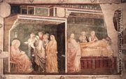 Scenes from the Life of St John the Baptist- 2. Birth and Naming of the Baptist, 1320 - Giotto Di Bondone
