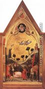 The Stefaneschi Triptych- Martyrdom of St Paul c. 1330 - Giotto Di Bondone