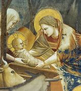 No. 17 Scenes from the Life of Christ- 1. Nativity- Birth of Jesus (detail) 1304-06 - Giotto Di Bondone