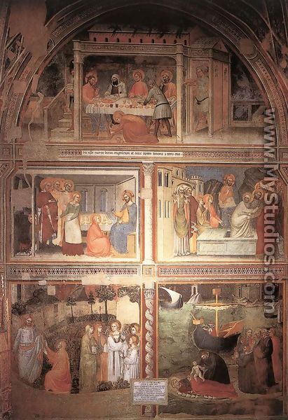 Scenes from the Life of Magdalene 1365 - Giovanni Da Milano