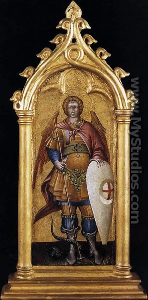 São Miguel Arcanjo c.  1440 - Giovanni di Paolo