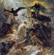 Ossian Receiving the Ghosts of French Heroes 1802 - Anne-Louis Girodet de Roucy-Triosson