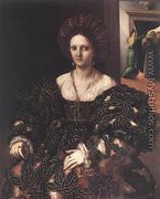 Portrait of a Woman c. 1531 - Giulio Romano (Orbetto)