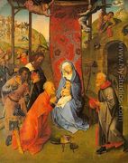 The Adoration of the Magi (central panel of a triptych) - Follower of Hugo van der Goes