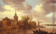 A Church and a Farm on the Bank of a River 1653 - Jan van Goyen