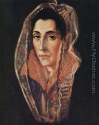 Female Portrait c. 1595 - El Greco (Domenikos Theotokopoulos)