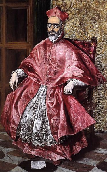 Portrait of a Cardinal c. 1600 - El Greco (Domenikos Theotokopoulos)