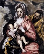 The Holy Family c. 1585 - El Greco (Domenikos Theotokopoulos)