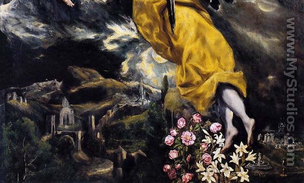 The Virgin of the Immaculate Conception (detail 3) 1608-13 - El Greco (Domenikos Theotokopoulos)