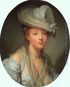 Young Woman in a White Hat  1780 - Jean Baptiste Greuze