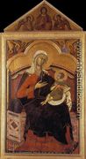 Virgin and Christ Child Enthroned 1270s - Guido Da Siena