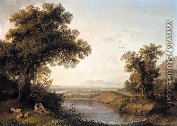 Italianate Landscape 1778 - Jacob Philipp Hackert