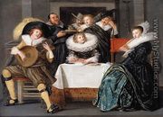 A Merry Company Making Music 1623 - Dirck Hals