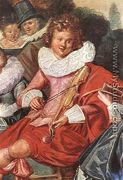 Amusing Party in the Open Air (detail) 1621 - Dirck Hals