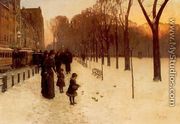Boston Common at Twilight 1885-86 - Childe Hassam