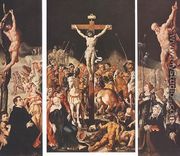 Crucifixion (Triptych) 1545-50 - Maerten van Heemskerck
