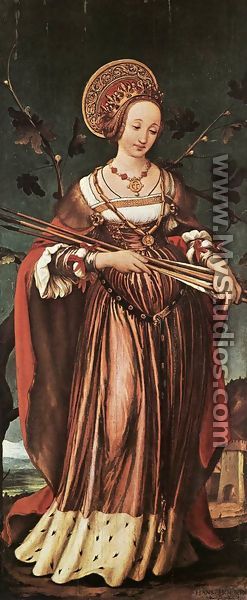 St Ursula c. 1523 - Hans, the Younger Holbein
