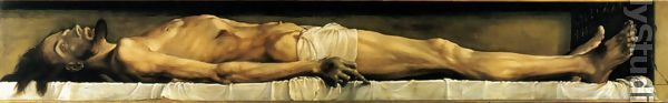 The Body of the Dead Christ in the Tomb 1521 - Hans, the Younger Holbein