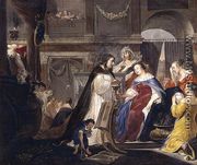 Commemoration of King Mausolus by Queen Artemisia - Arnold Houbraken