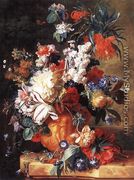 Bouquet of Flowers in an Urn 1724 - Jan Van Huysum