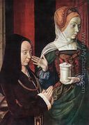 Mary Magdalen and a Donator 1498-1500 - Master of Moulins  (Jean Hey)