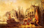 Arrival of the Duke of Alba at Rotterdam in 1567, 1844 - Eugène Isabey
