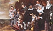 Family Group in a Landscape (2) c. 1648 - Frans Hals