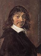 Rene Descartes  c. 1649 - Frans Hals