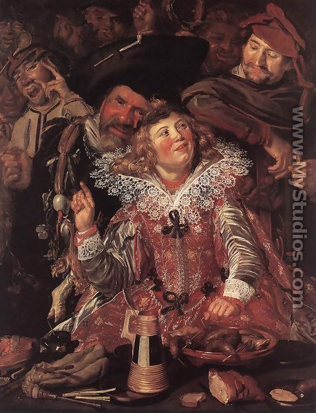 Shrovetide Revellers  c. 1615 - Frans Hals