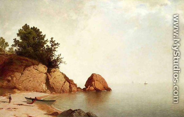 Beach at Beverly  1869-72 - John Frederick Kensett