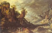 Landscape with Tobias and the Angel - Kerstiaen De Keuninck The Elder