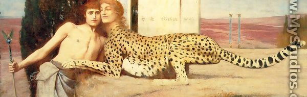 Art, or The Sphinx, or The Caresses  1896 - Fernand Khnopff