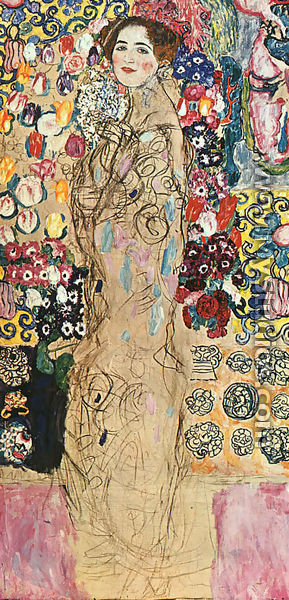 Portrait of a Lady  (unfinished) 1917-18 - Gustav Klimt