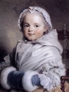 Portrait of Nicole Richard as Child  1748-50 - Maurice Quentin de La Tour