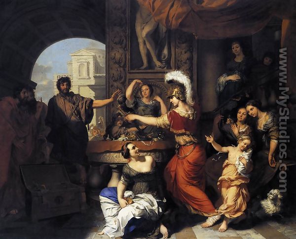 Achilles Discovered among the Daughters of Lycomedes  c. 1685 - Gerard de Lairesse