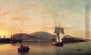 Camden Mountains from the South Entrance to the Harbor  1859 - Fitz Hugh Lane