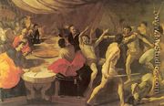 Banquet with a Gladiatorial Contest  1637-38 - Giovanni Lanfranco