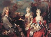 The Artist and his Family c. 1710 - Nicolas de Largillierre