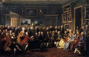 In the Salon of Madame Geoffrin in 1755,  1812 - Anicet-Charles-Gabriel Lemonnier