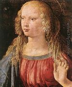 Annunciation (detail 3) 1472-75 - Leonardo Da Vinci
