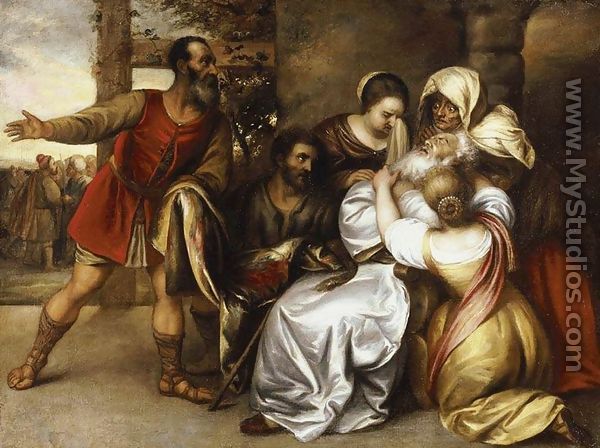 Jacob Receiving the Blooded Tunic of Joseph - Jan Lievens